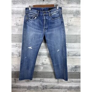 Vince Womene Distressed Hem Ankle Jeans 28